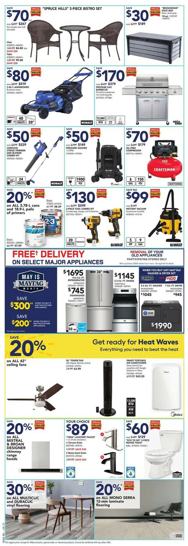 Lowes Flyer from 05/11/2023