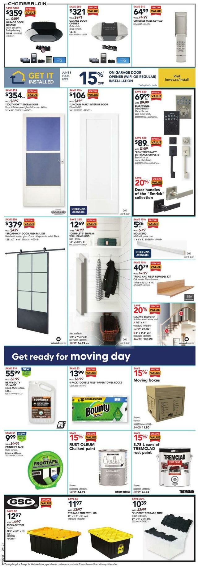 Lowes Flyer from 06/15/2023
