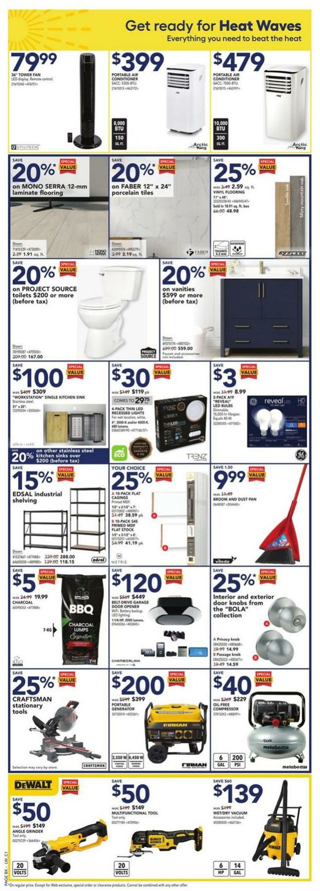 Lowes Flyer from 07/13/2023