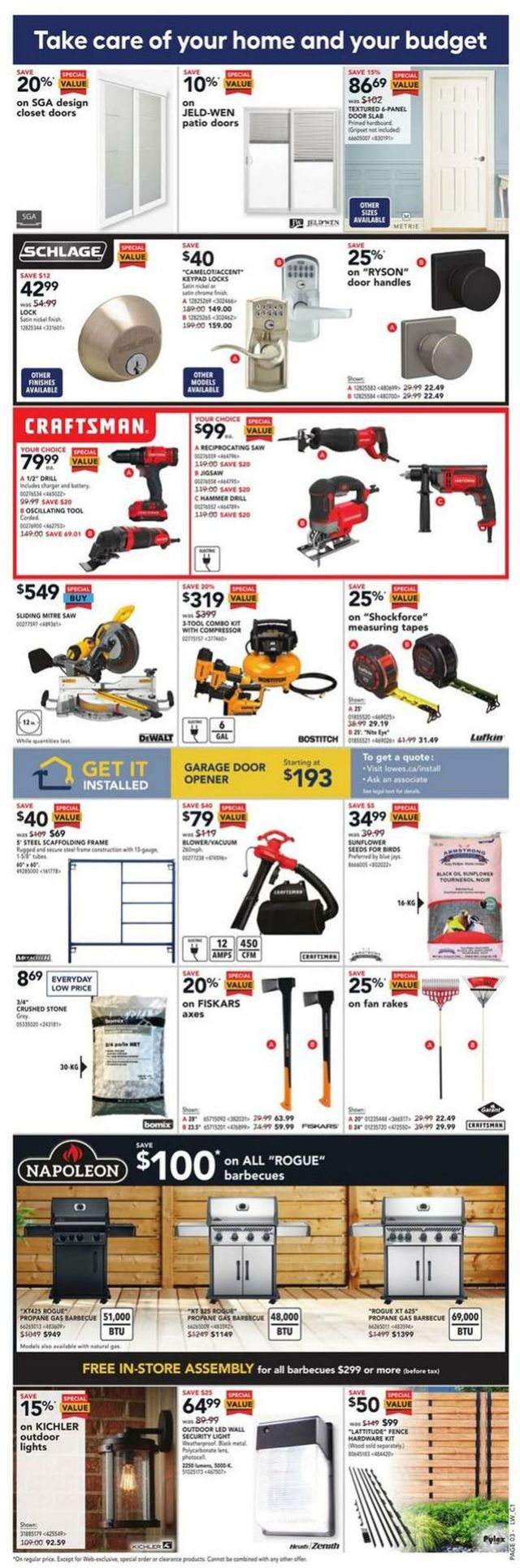 Lowes Flyer from 08/17/2023