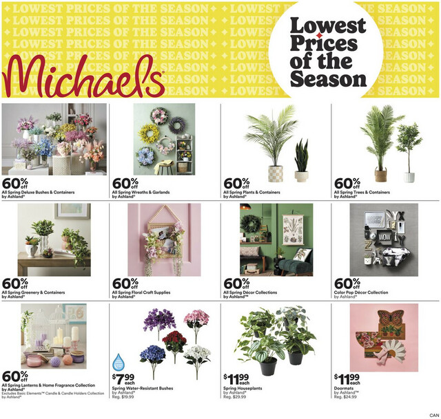 Michaels Flyer from 03/15/2024