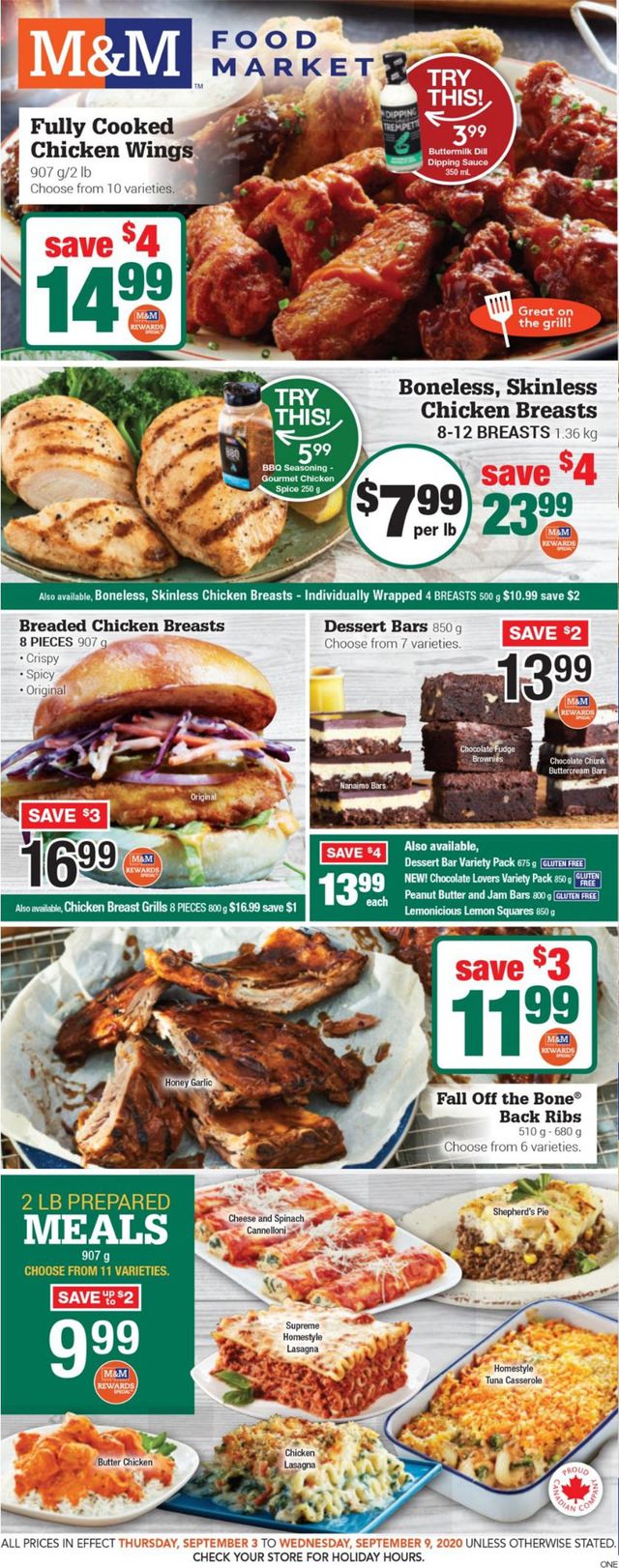 M&M Food Market Flyer from 09/03/2020