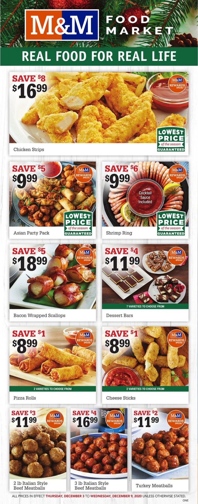 M&M Food Market Flyer from 12/03/2020