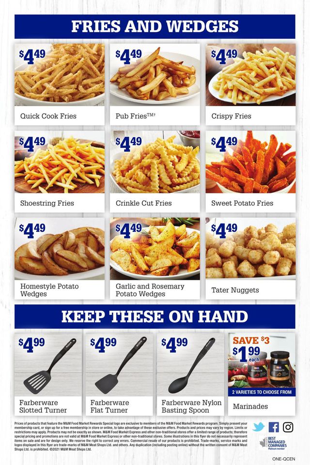 M&M Food Market Flyer from 10/14/2021