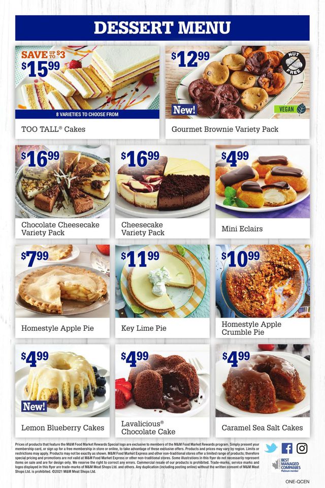 M&M Food Market Flyer from 10/21/2021