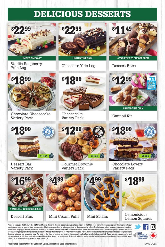 M&M Food Market Flyer from 11/25/2021