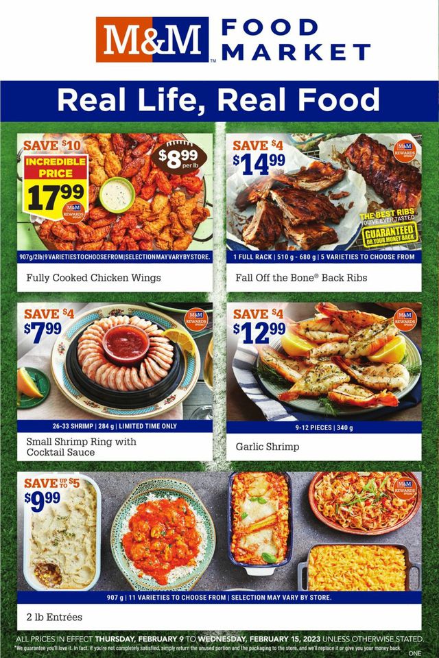 M&M Food Market Flyer from 02/09/2023