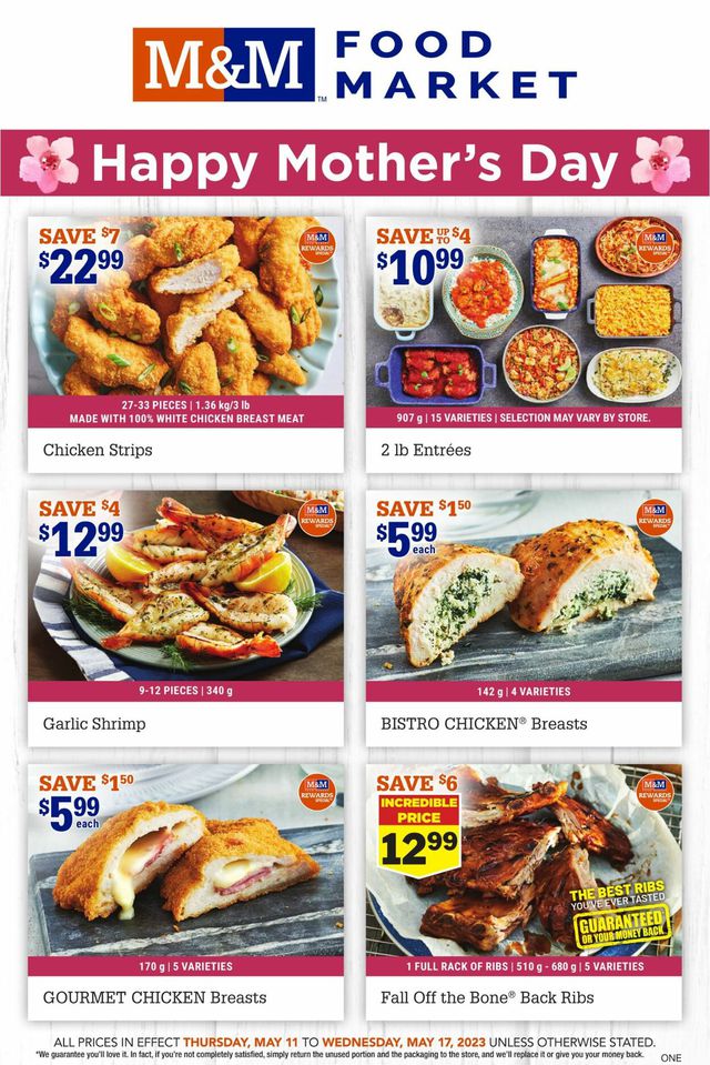 M&M Food Market Flyer from 05/11/2023