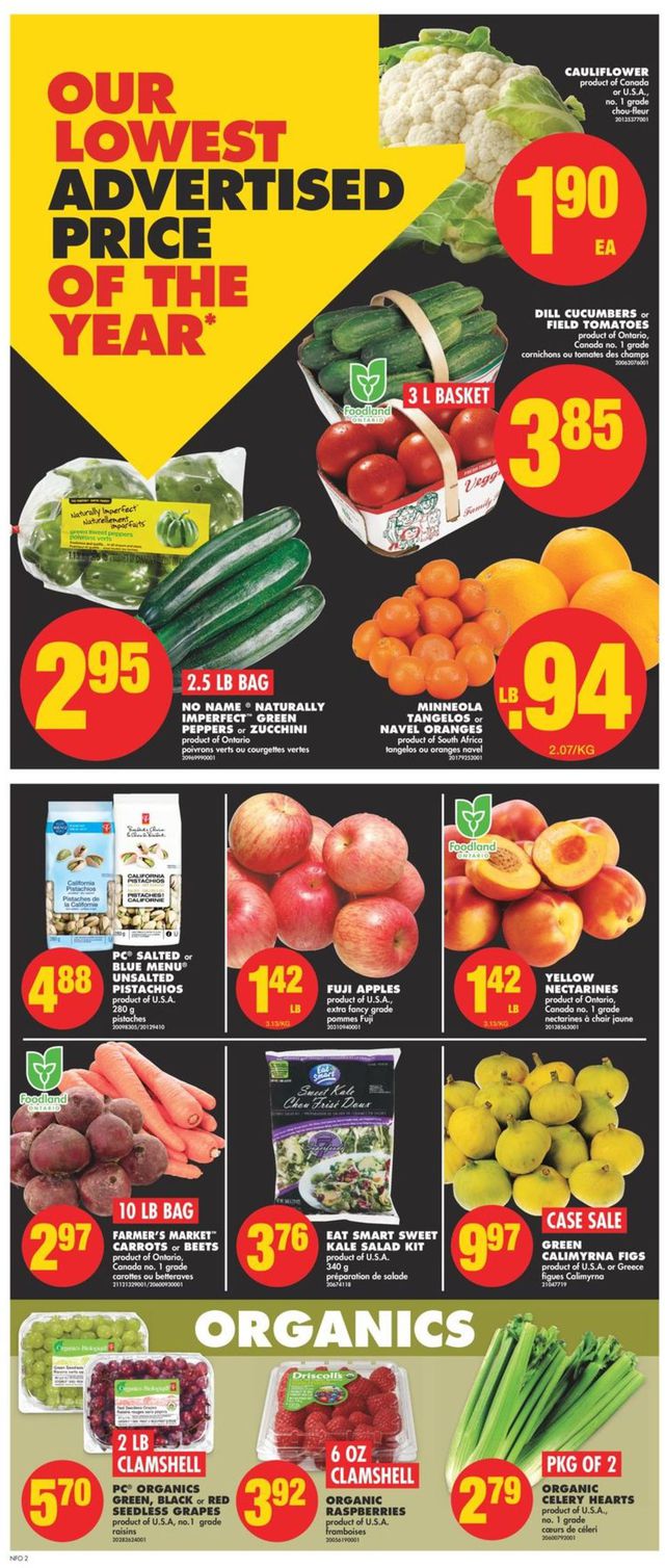 No Frills Flyer from 08/22/2019