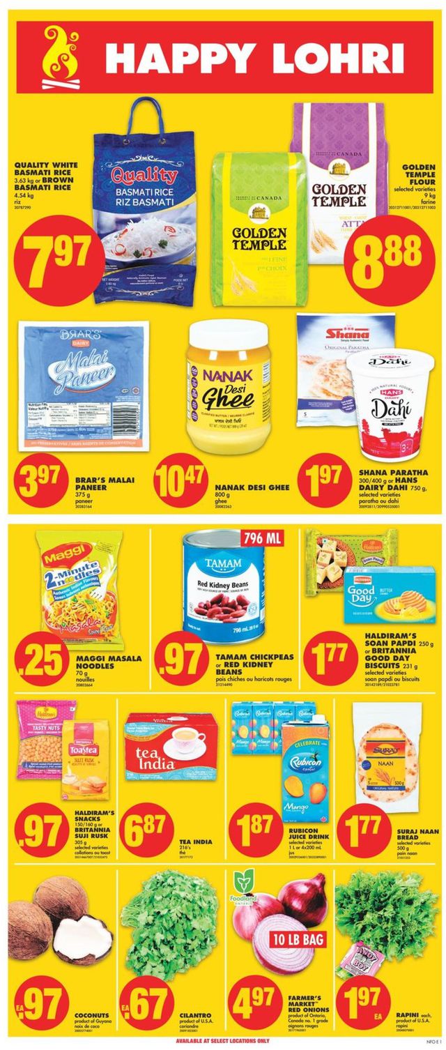 No Frills Flyer from 12/31/2020