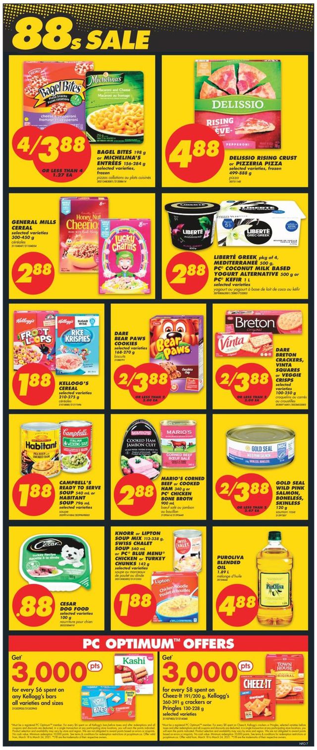No Frills Flyer from 03/18/2021