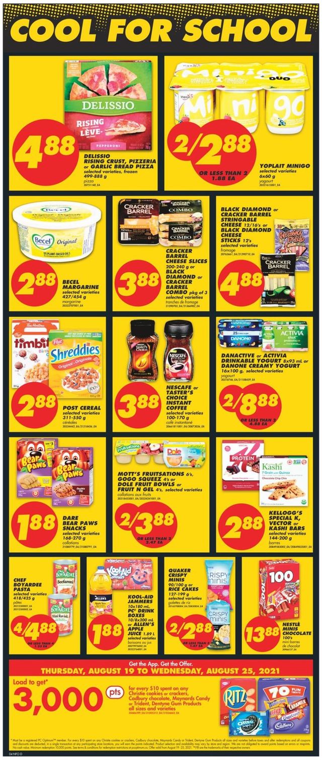 No Frills Flyer from 08/19/2021