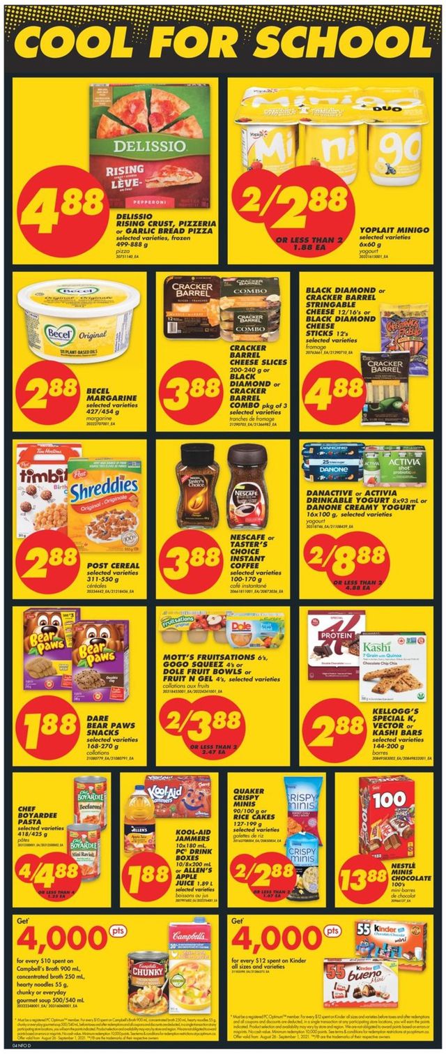 No Frills Flyer from 08/26/2021