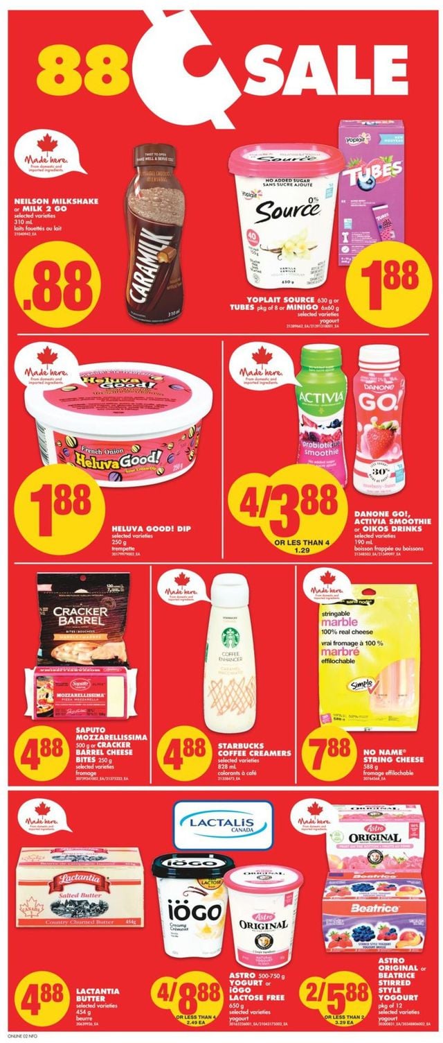 No Frills Flyer from 01/13/2022