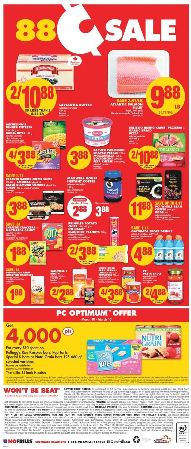 No Frills Flyer from 03/10/2022