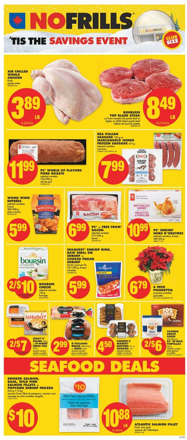 No Frills Flyer from 11/24/2022