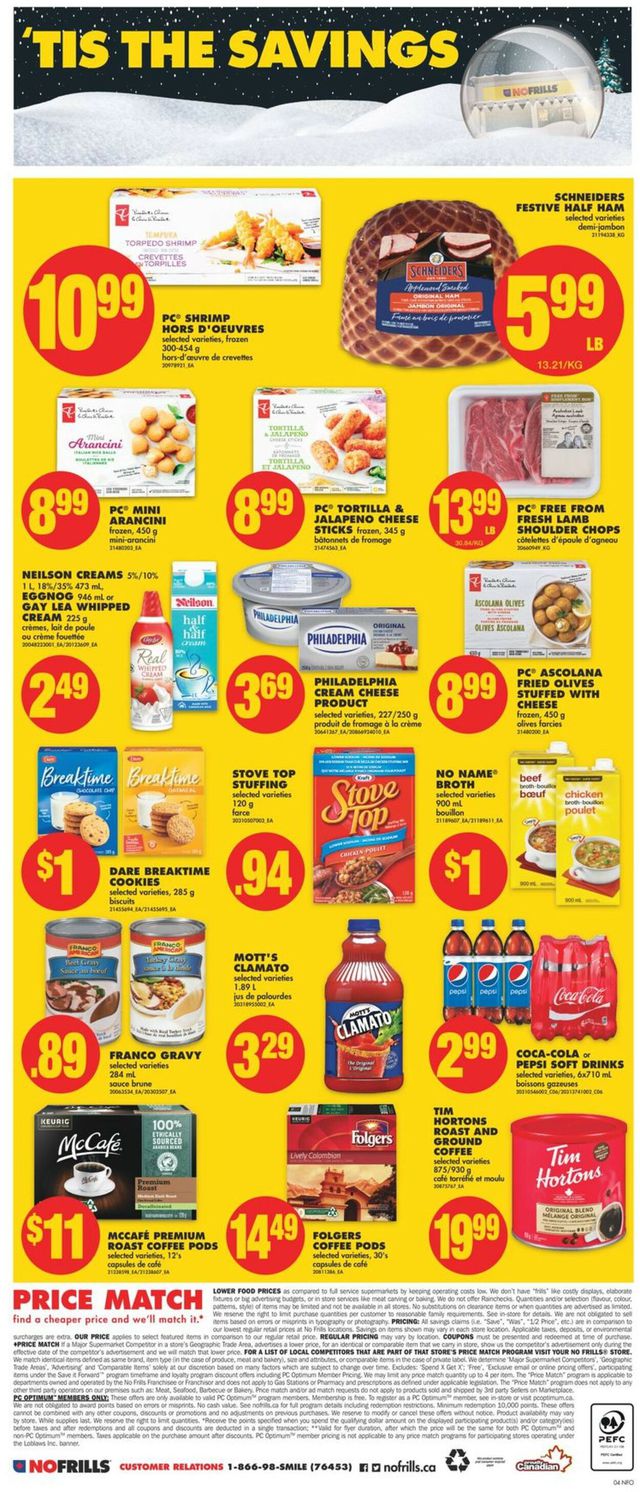 No Frills Flyer from 12/22/2022