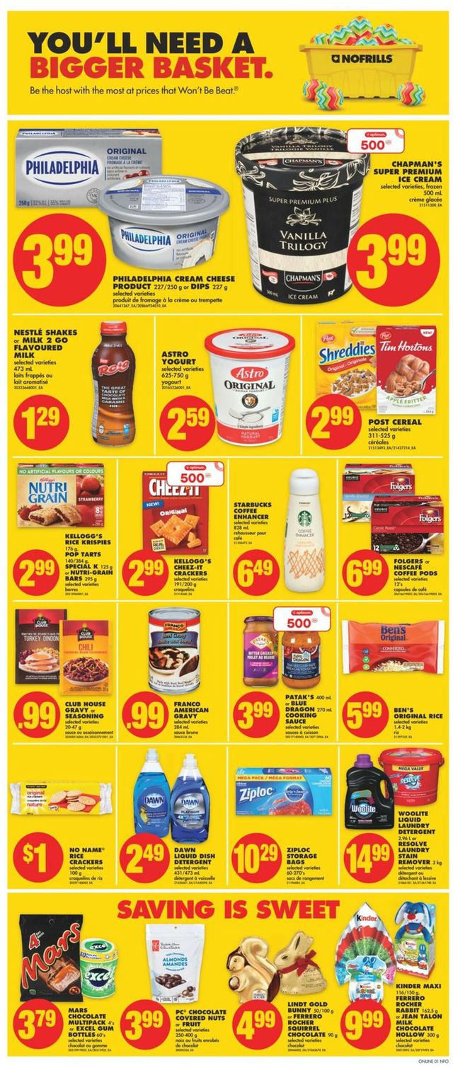 No Frills Flyer from 03/30/2023