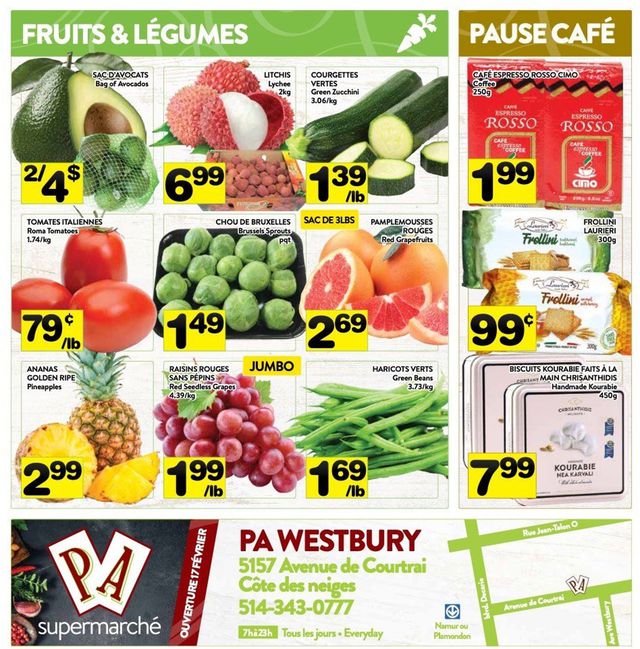 PA Supermarché Flyer from 02/01/2021