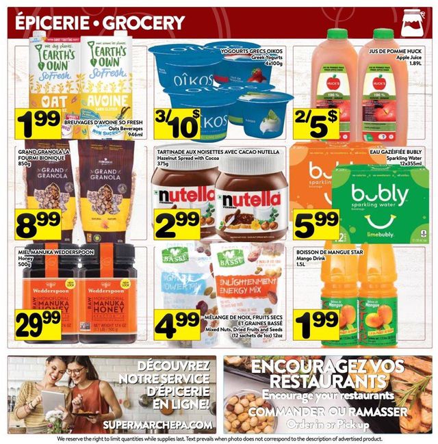 PA Supermarché Flyer from 03/22/2021