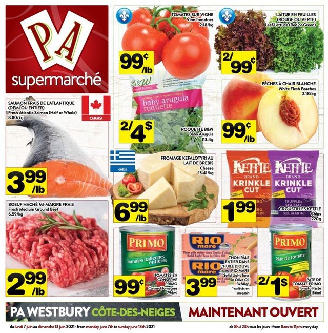 PA Supermarché Flyer from 06/07/2021