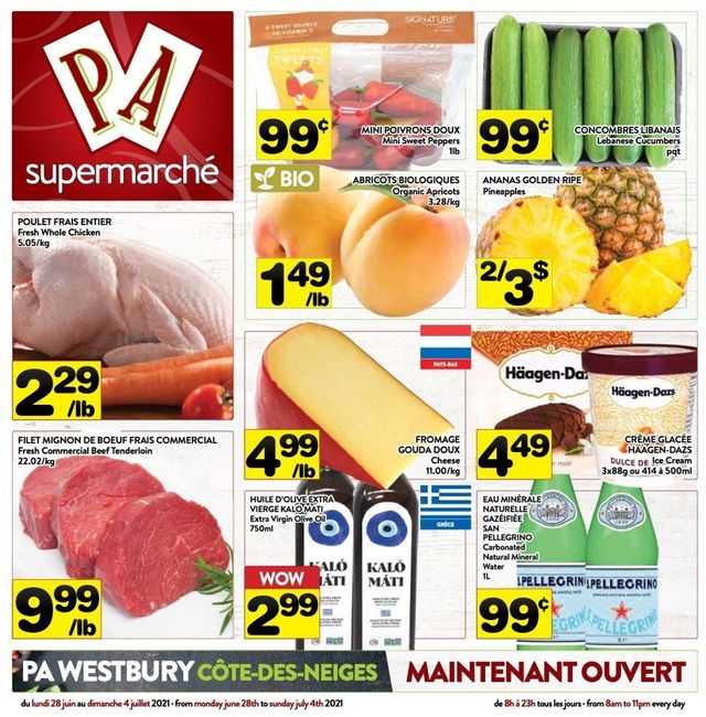 PA Supermarché Flyer from 06/28/2021