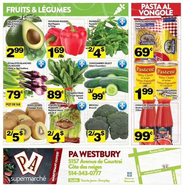 PA Supermarché Flyer from 07/05/2021