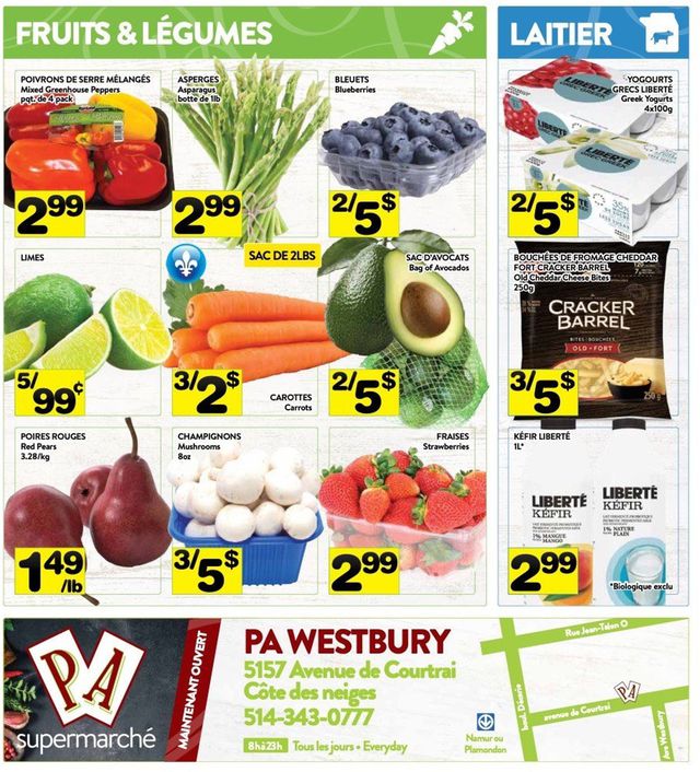 PA Supermarché Flyer from 10/18/2021