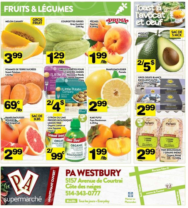 PA Supermarché Flyer from 10/25/2021