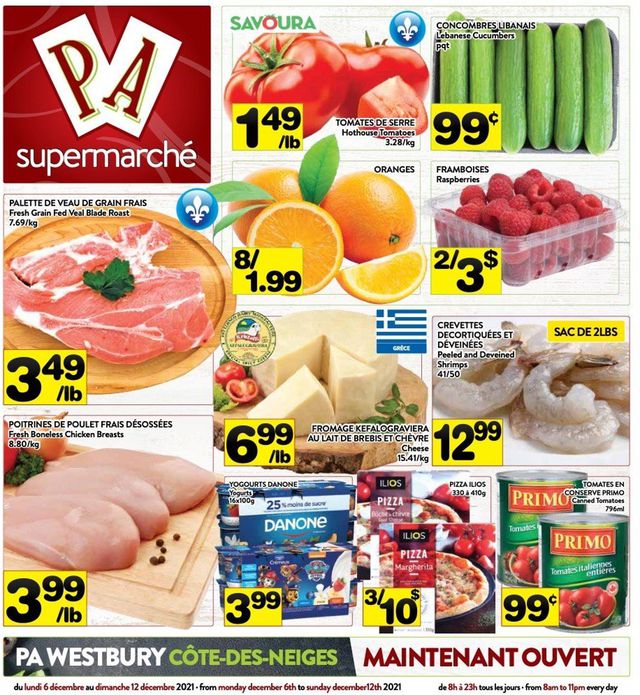PA Supermarché Flyer from 12/06/2021