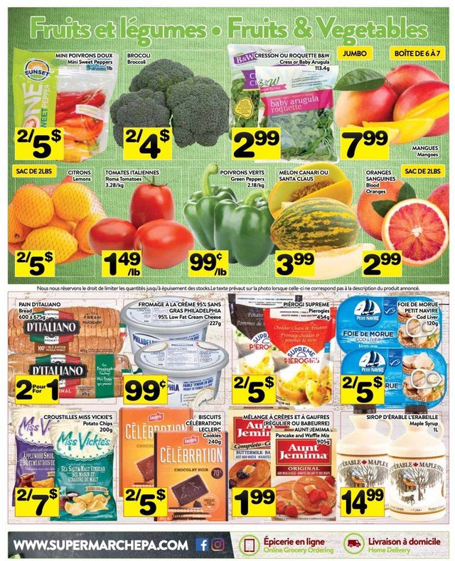 PA Supermarché Flyer from 12/13/2021