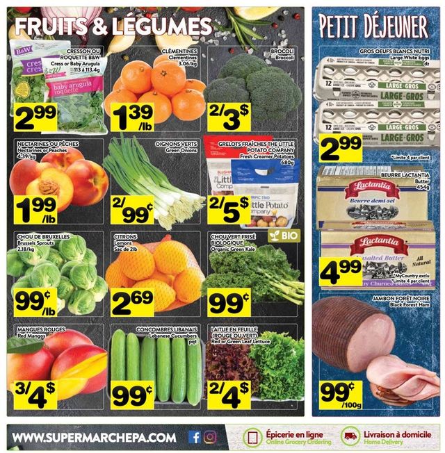 PA Supermarché Flyer from 03/21/2022
