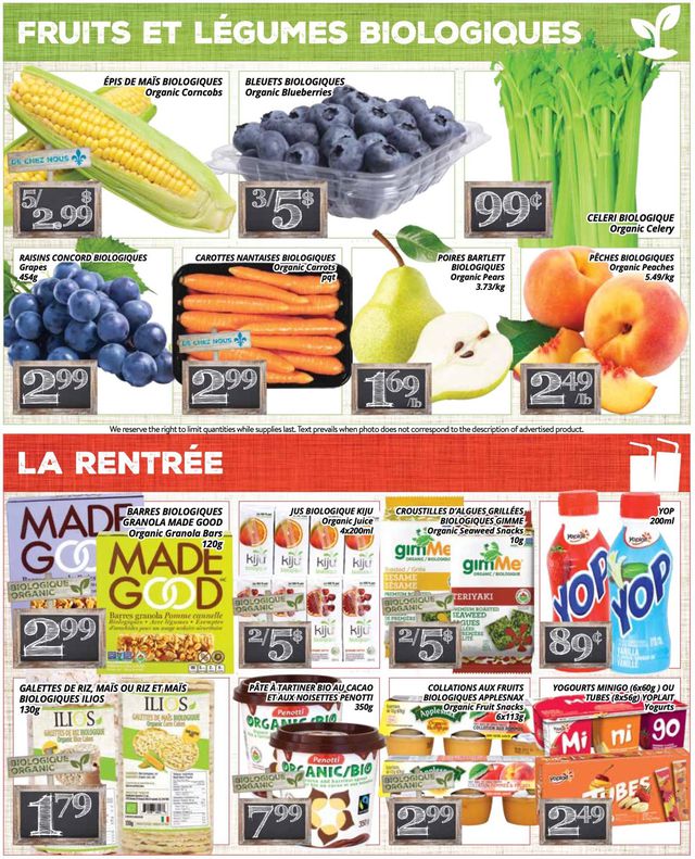 PA Supermarché Flyer from 08/22/2022
