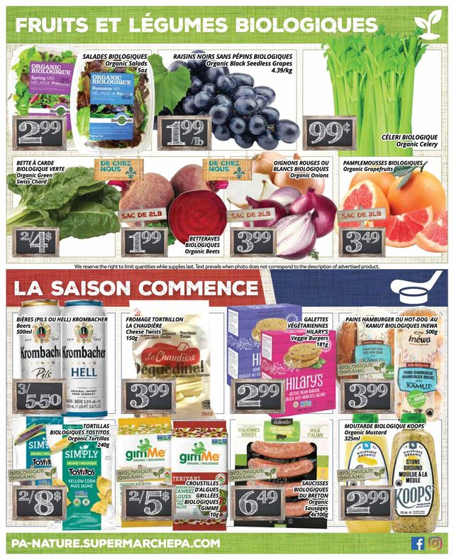 PA Supermarché Flyer from 10/17/2022