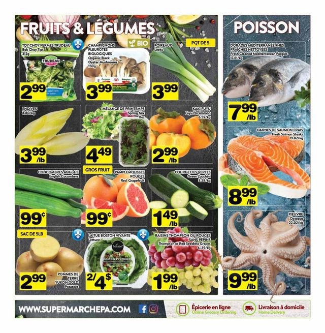 PA Supermarché Flyer from 10/24/2022
