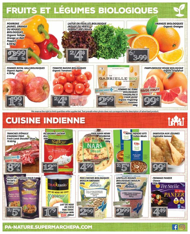 PA Supermarché Flyer from 01/23/2023