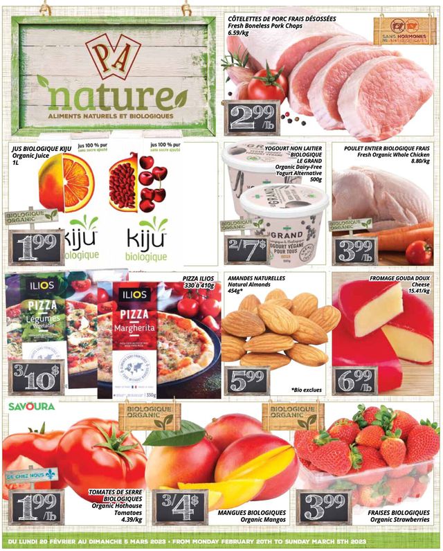 PA Supermarché Flyer from 02/20/2023