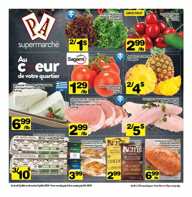 PA Supermarché Flyer from 07/03/2023