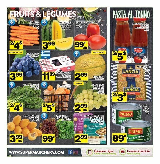 PA Supermarché Flyer from 08/28/2023
