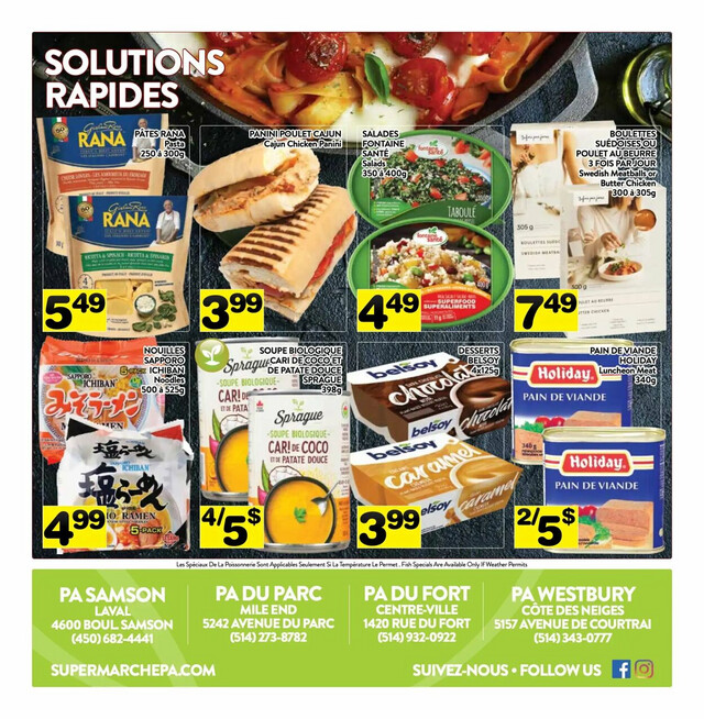 PA Supermarché Flyer from 04/01/2024