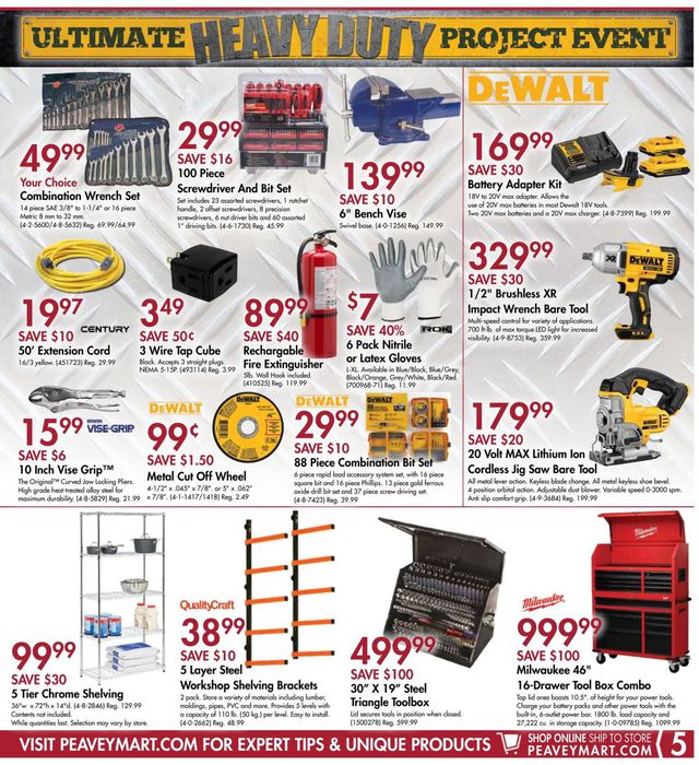 Peavey Mart Flyer from 02/27/2020