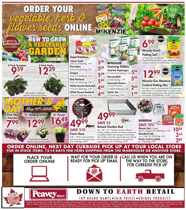 Peavey Mart Flyer from 05/07/2020