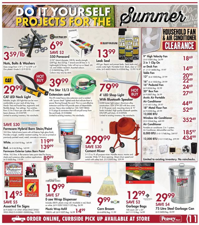 Peavey Mart Flyer from 07/16/2020