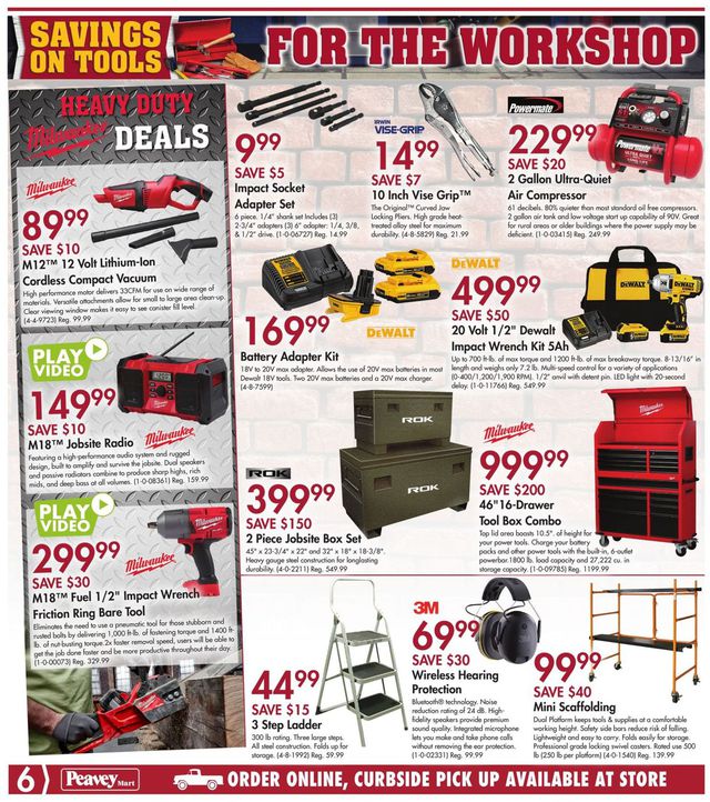 Peavey Mart Flyer from 09/03/2020