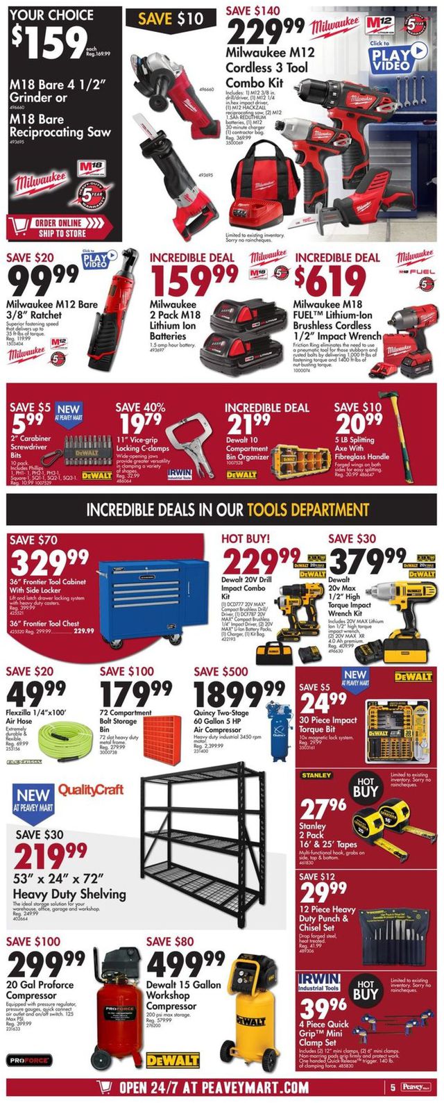 Peavey Mart Flyer from 09/18/2020