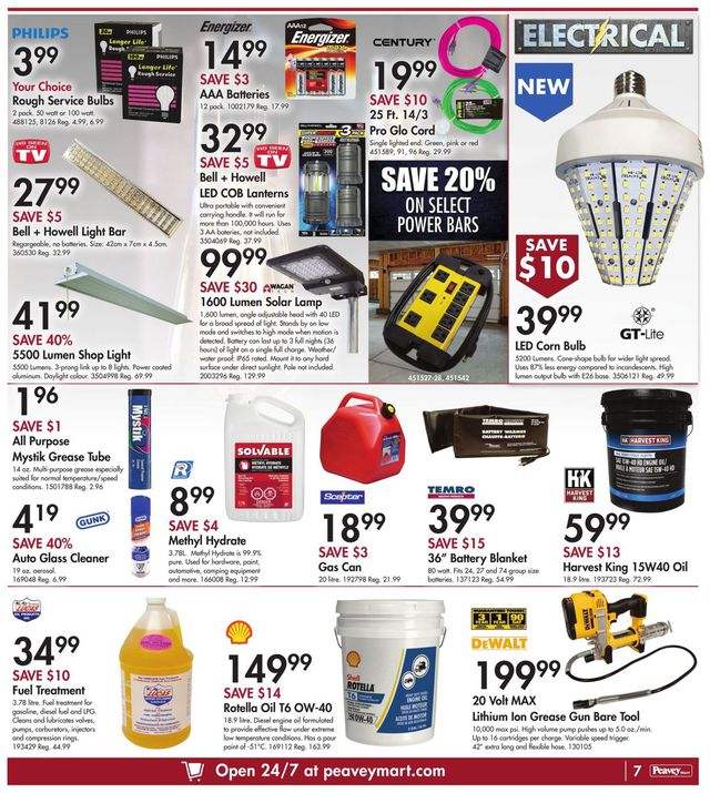 Peavey Mart Flyer from 12/10/2020