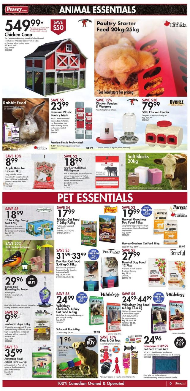 Peavey Mart Flyer from 04/30/2021