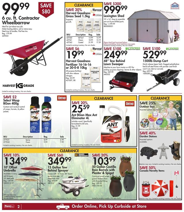 Peavey Mart Flyer from 08/06/2021