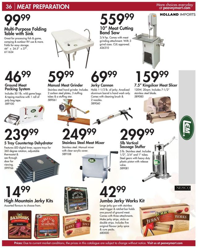 Peavey Mart Flyer from 08/18/2021