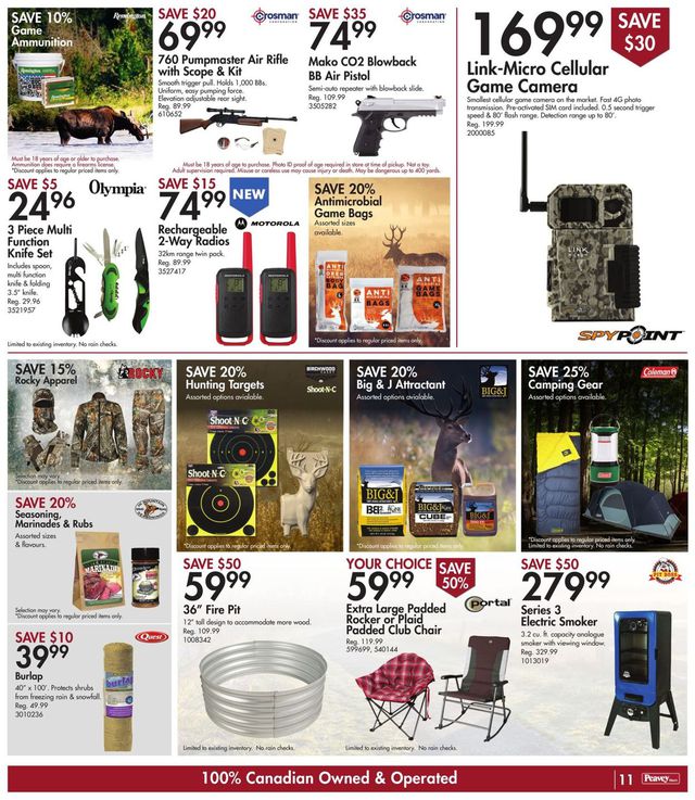 Peavey Mart Flyer from 09/24/2021